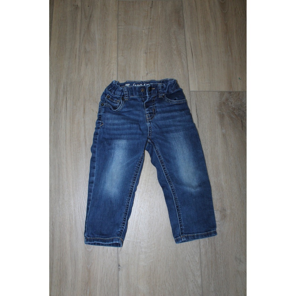 Cat & Jack Toddler Boys Super Stretch Straight Leg Jeans Dark Wash 2T